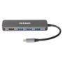 D-Link DUB-2333 5-in-1 USB-C Hub with HDMI and power delivery, 1* USB-C connector, 1* HDMI Port, 3* USB Type- APort (USB 3.0), 1